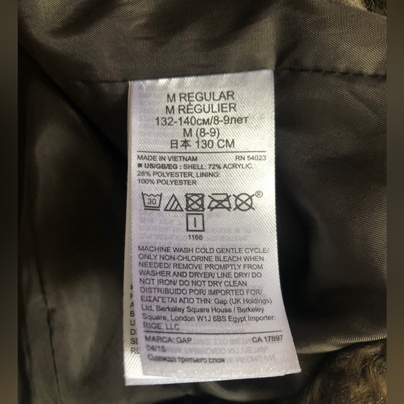 Gap Kids Faux Fur Vest M (8-9) - Picture 6 of 6